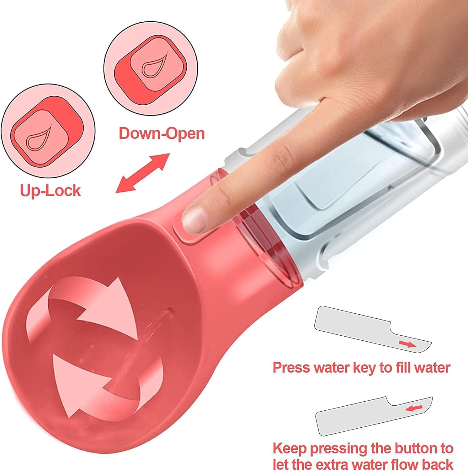 Bebedero Perro 4en1 con bolsas 500ml